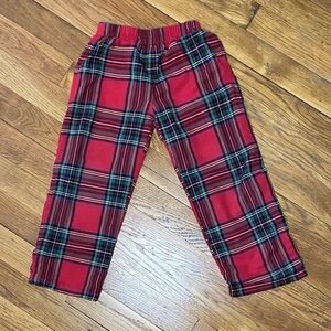 Cecil & Lou 4T Christmas Plaid Red Pants